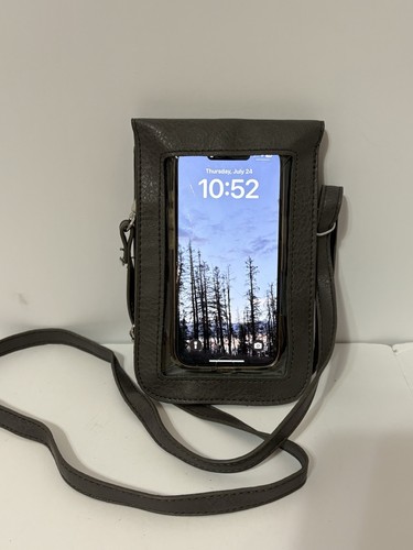 Borsa grigia touch screen per