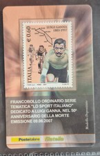 ITALIA 2007 TESSERA FILATELICA - LO SPORT ITALIANO - LUIGI GANNA 0.60