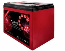 BATTERIA ZENITH ZL120175 AGM 86Ah 12V FOTOVOLTAICO CAMPER DEEP CICLE M6
