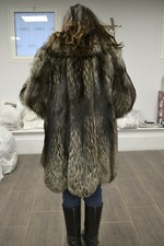 PELLICCIA IN VOLPE ARGENTATA A