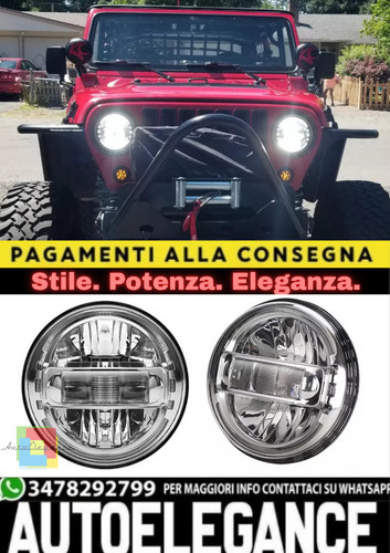 Coppia fari led jeep - led,
