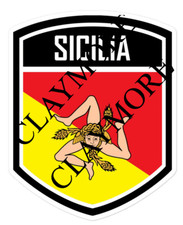 Sicilia italia adesivo - sicilia,
