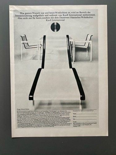 Sedia knoll international 1968 - sedia,