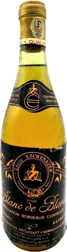 Vintage vino bordeaux blanc - vino,