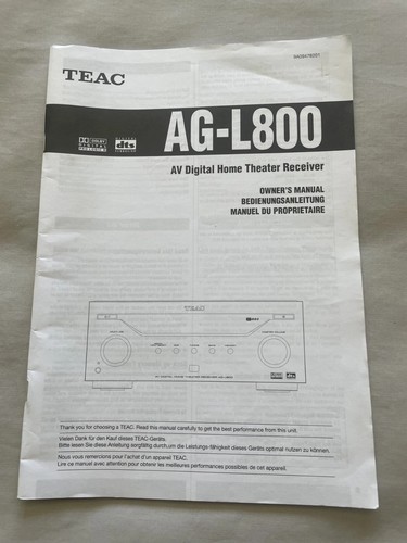 Teac l800 amplificatore - av,