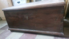 Antica Cassapanca Cassa Baule Panca Originale 48x76x38Cm Epoca inizi 900 