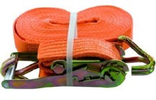 Cinghia Fascia Ancoraggio Cricchetto con Gancio 8,5Metri 50mm 5000kg CERTIFICATO