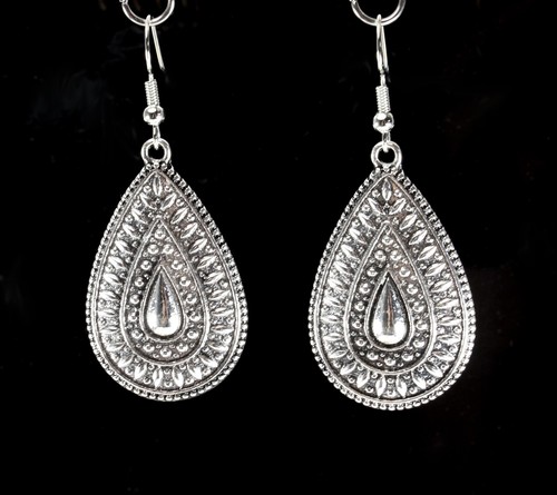 Paio orecchini ganci vintage - 1,