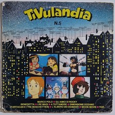 33 giri - TIVULANDIA 5 (D'Artacan, Rocky Joe, Marco Polo, Jacky) - sigle cartoni
