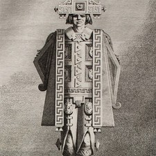 Benigno Bossi a Petitot Mascarade à la Grecque acquaforte carta da parati 1771