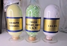 3 barattoli da esposizione