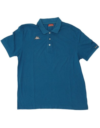 Polo uomo kappa blu - polo, bi10