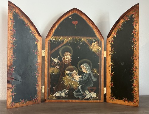 Trittico presepe arte - , popolare