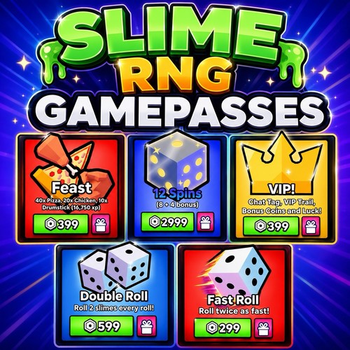Slime rng gamepass - slime,