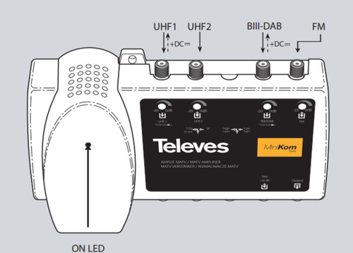 Amplificatore televes 1 - 4,