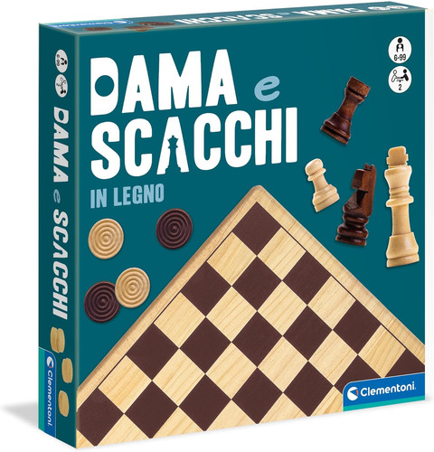 Dama scacchi in legno - -,