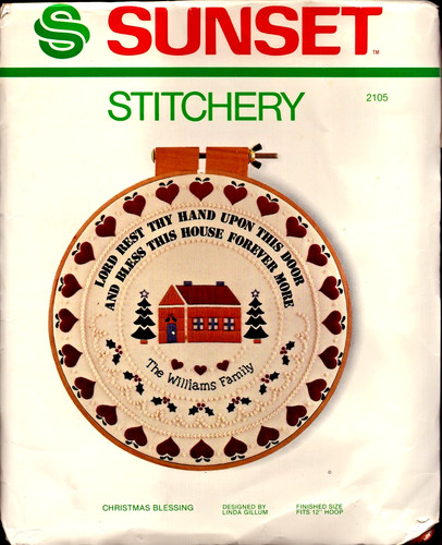 Kit ricamo benedizione natale - ricamo,