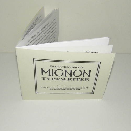 Macchina scrivere mignon - macchina, da
