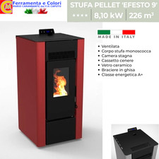 STUFA A PELLET 9Kw Ventilata