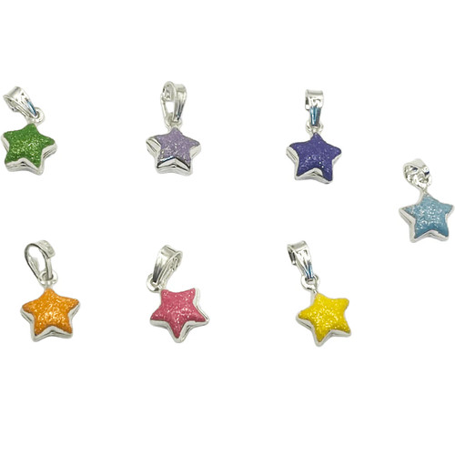 Ciondolo charm stella argento - ciondolo,