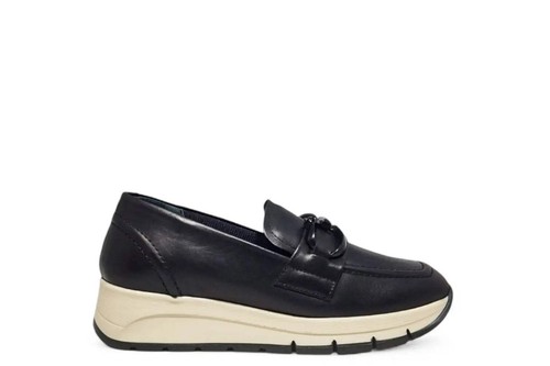 Mocassino melluso nero art - melluso,