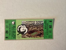 1981 45th Cotton Bowl Classic