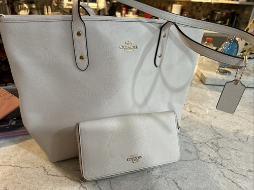 Borsa coach avorio ciottoli - coach,