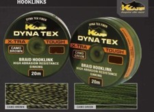 Kkarp DYNA TEX X-TRA TOUGH COLORE CAMO BROWN e GREEN  CARP FISHING PER TERMINALI