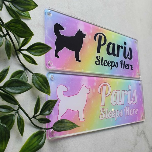 Targa personalizzata nome cane