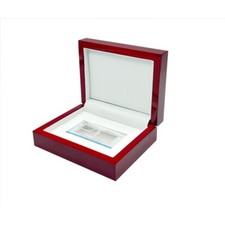 2 astucci' in legno lucido con interno vuoto e vano con misura per blister IGI