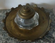 Calamaio Antico Bronzo Vetro