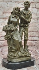 Romantic Bronzo Scultura Di