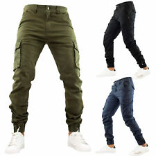 Pantaloni uomo cargo militari tasconi laterali casual cotone TOOCOOL G6538