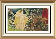 Vecchia litografia originale