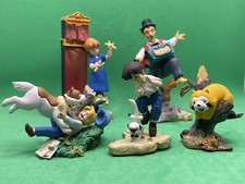 MARCO DAGLI APPENNINI ALLE ANDE GASHAPON SET FIGURE COMPLETA 5 PERSONAGGI