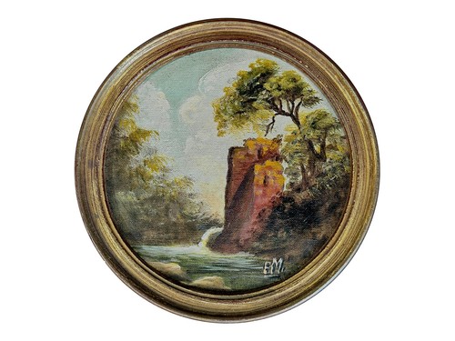 Miniatura dipinto paesaggio