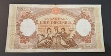 DIECIMILA 10000 LIRE REPUBBLICHE MARINARE REGINE DEL MARE 26/01/1957 ITALIA