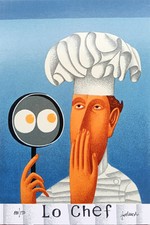 Franco Fortunato - Serigrafia originale numerata e firmata