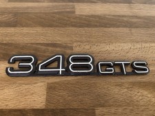 RARO EMBLEMA DISTINTIVO POSTERIORE ORIGINALE FERRARI 348 GTS 1993-95 - RICAMBI IMPERO CC