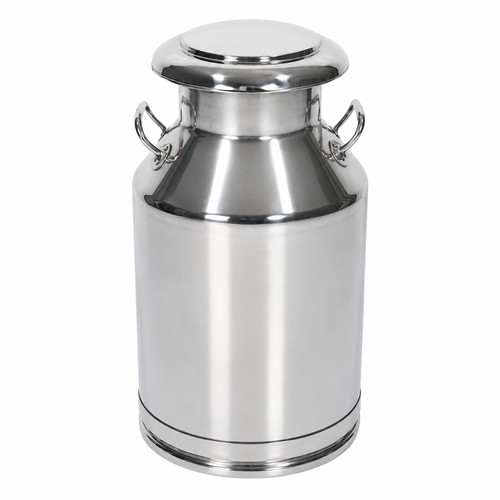 Lattiera acciaio inox con - in,