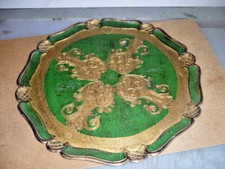 CASA VASSOIO da PORTATA CAFFE' BIBITE LEGNO stile ANTICATO LAV.ARTIGIANA AFFARE!