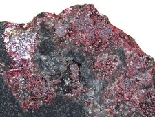 Campione minerale di cinabro