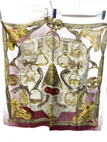 Sciarpa hermes etriers seta - hermes,