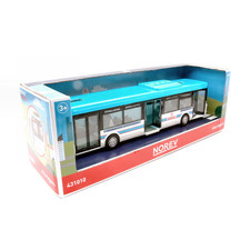BUS IRISBUS PLASTIGAM Cm 26x6x6 TURQOISE 1:43 Norev Autobus Modellino Nuovo