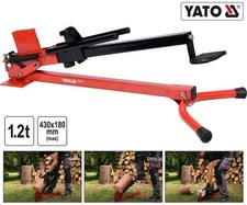 Spaccalegna meccanico 1,2T piede sdraiato fino a 430mm legna da ardere spaccalegna