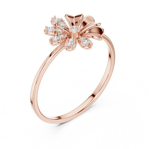 Anello con diamanti - , taglio