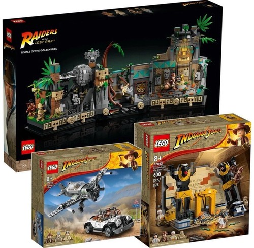 Lego indiana jones 77012 - jones, 77013