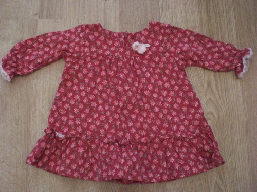 Vestito maniche lunghe rosso - a,