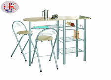 Moderni robusti tavoli per colazione e cucina cucina gambe in acciaio bianco/rovere/nero