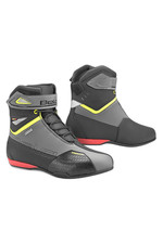 Bela Blaze Uomo Urbana Strada Moto Stivali Nero Grigio Giallo CE Certificato